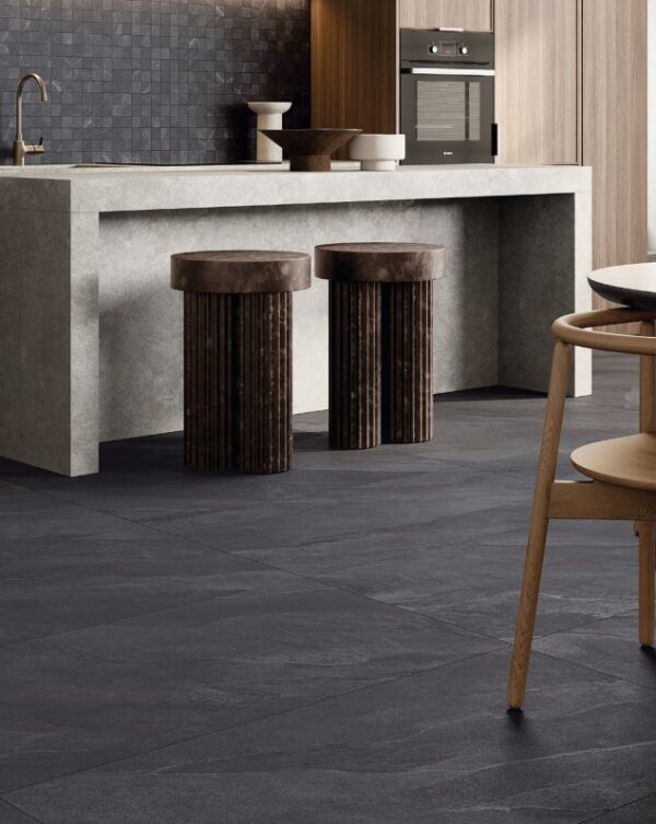 Atlantis Lava 60X60 Rectified Italian Porcelain Stone Effect Grip Finish