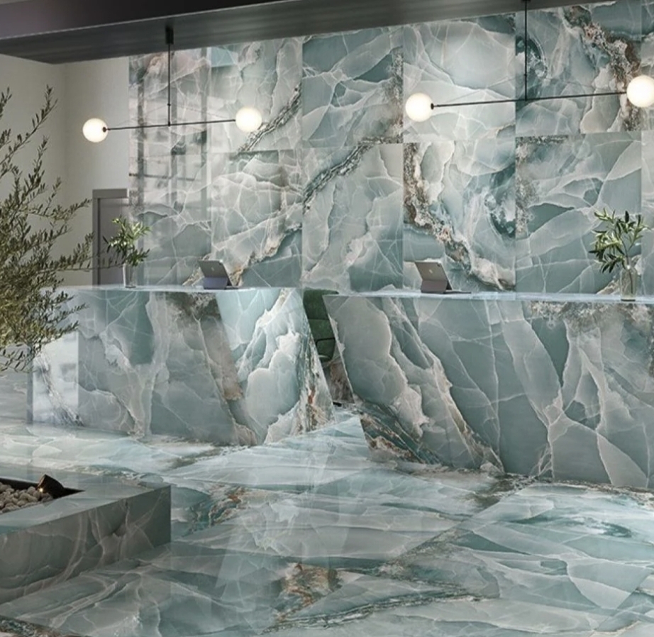 Onyx green polished 120 x 60 rect - Image 3
